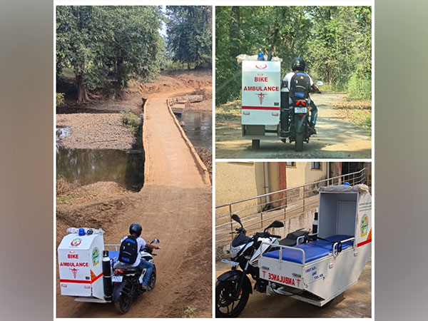 ITDP introduces ‘Bike Anbulance’ in Gadchiroli, Maharashtra