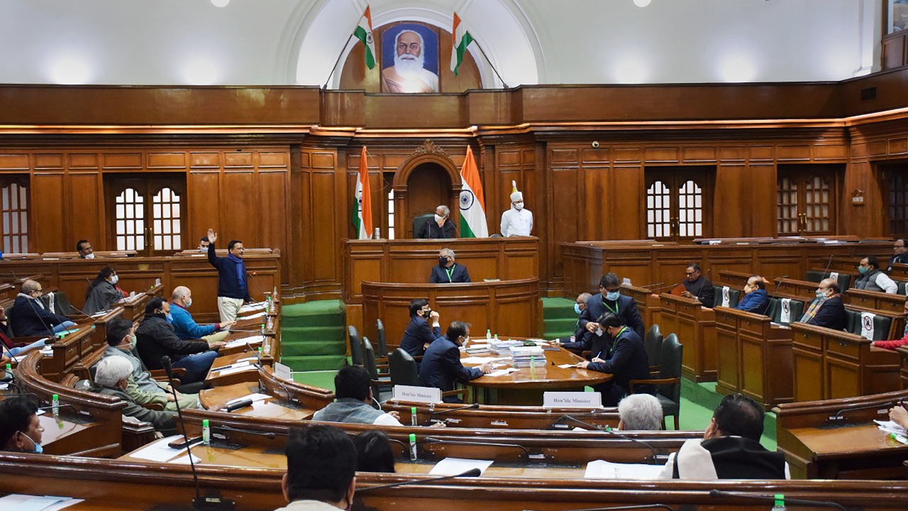 Delhi Legislative Assembly proceedings adjourned till Tuesday