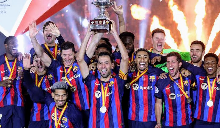 XAVI’S BARCELONA DEMOLISH REAL MADRID TO WIN SUPER CUP