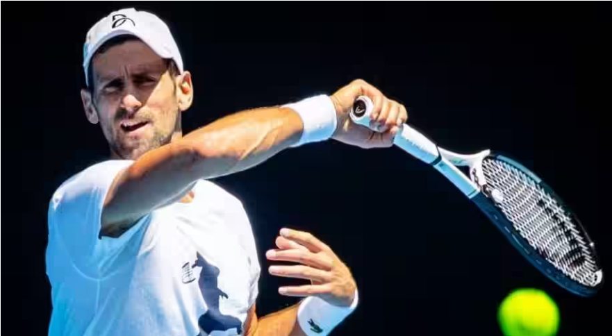 Novak Djokovic suffers injury scare ahead of 2023 season