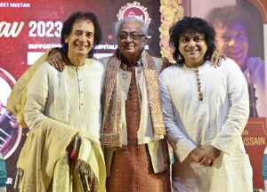 Vasantotsav 2023: Ustad Zakir Hussain with Niladri Kumar performing in Mumbai