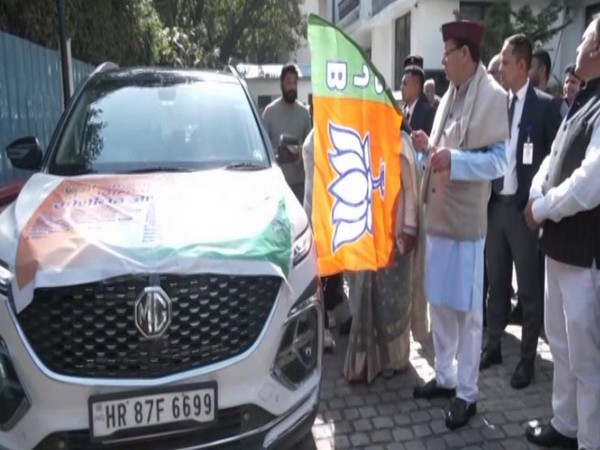 Uttarakhand CM Pushkar Singh Dhami flags off relief material to Joshimath