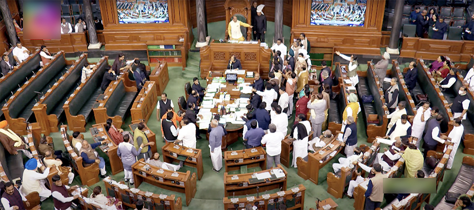 Parliament Adjourned for the Day Amid Opposition Ruckus Over Security Breach; Protests Continue