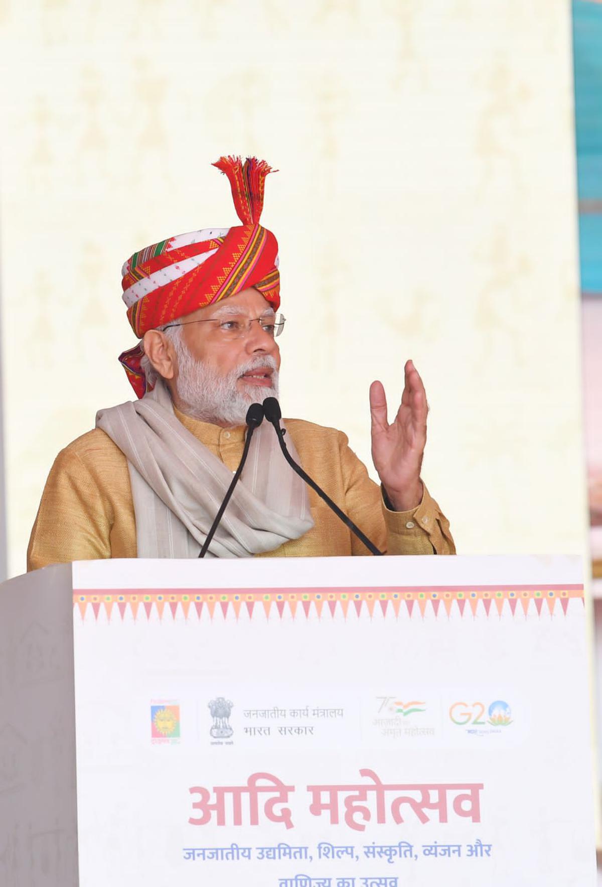 “Aadi Mahotsav signifies ‘Ek Bharat Shreshtha Bharat’ spirit,” says PM Modi