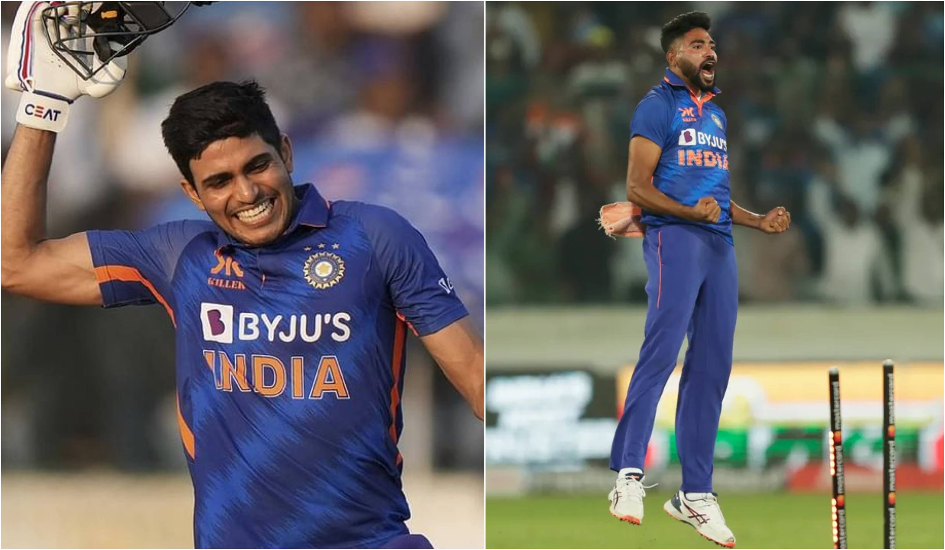 Siraj, Shubman nominated for ICC Men’s Player of the Month Award
