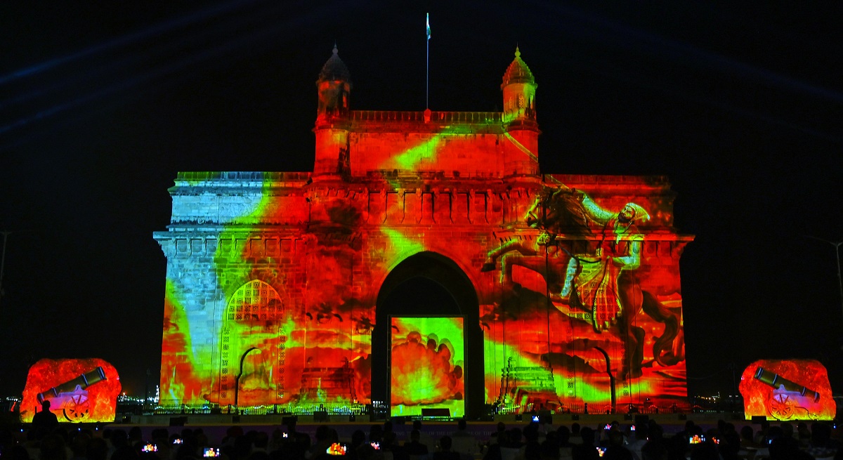 Gateway of India: A light and sound show organized as part of ‘Azadi Ka Amrit Mahotsav’