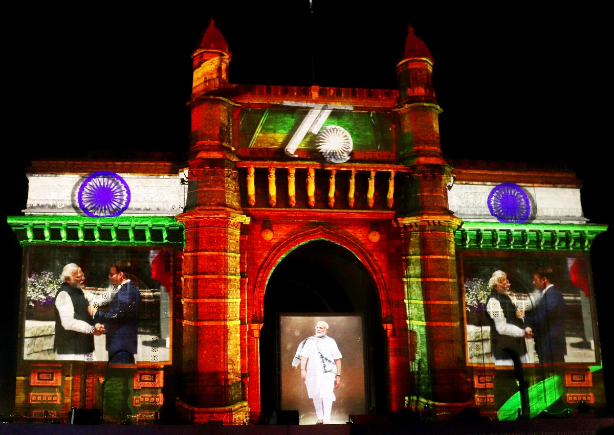 Gateway of India: A light and sound show organized as part of ‘Azadi Ka Amrit Mahotsav’