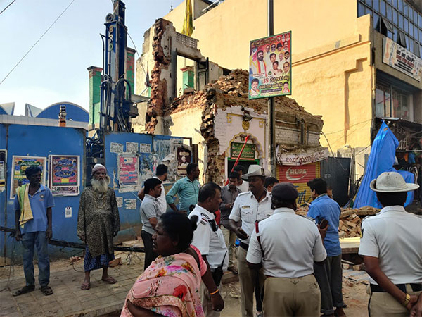 During demolition dargah floor collapses in bengaluru, One worker dead