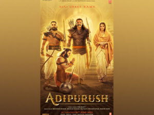 Prabhas, Kriti Sanon and Sunny Singh exude divine charm in ‘Adipurush’ new poster