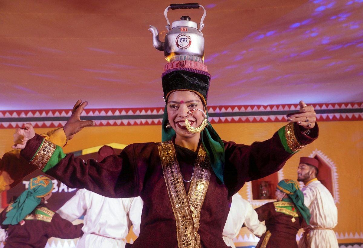 Uttarakhand artist performs traditional folk dance during National Tribal Dance Festival-2023