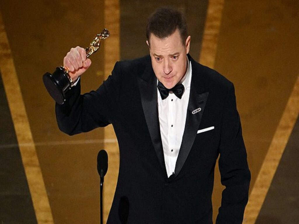 Brendan Fraser Wins The Oscar For 'Best Actor' At The 95th Academy ...