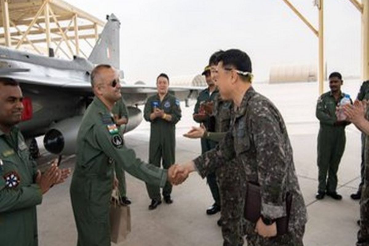 Indian & Korean Armies intermingle closure of multidimensional air exercise