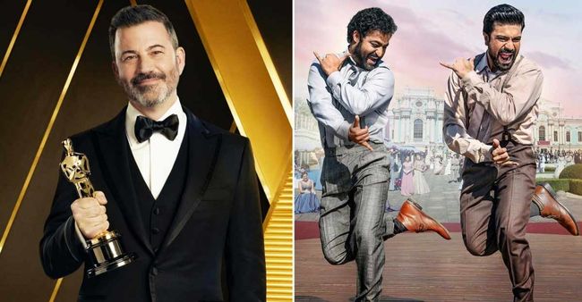 Netizens brutally trolled Jimmy Kimmel as he calls RRR a Bollywood film at Oscars 2023