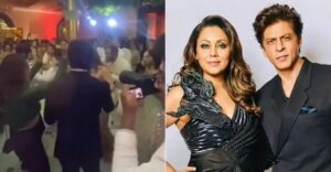 Shah Rukh Khan and Gauri Khan lit up the dance floor as they grooved to AP Dhillon’s song at Alanna Panday’s wedding