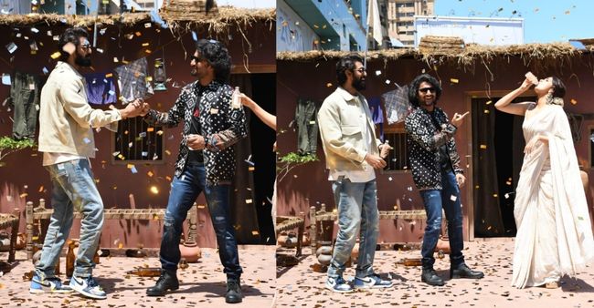 Nani unveils Dasara’s first song Dhoom Dhaam Dhos Yaar in Mumbai