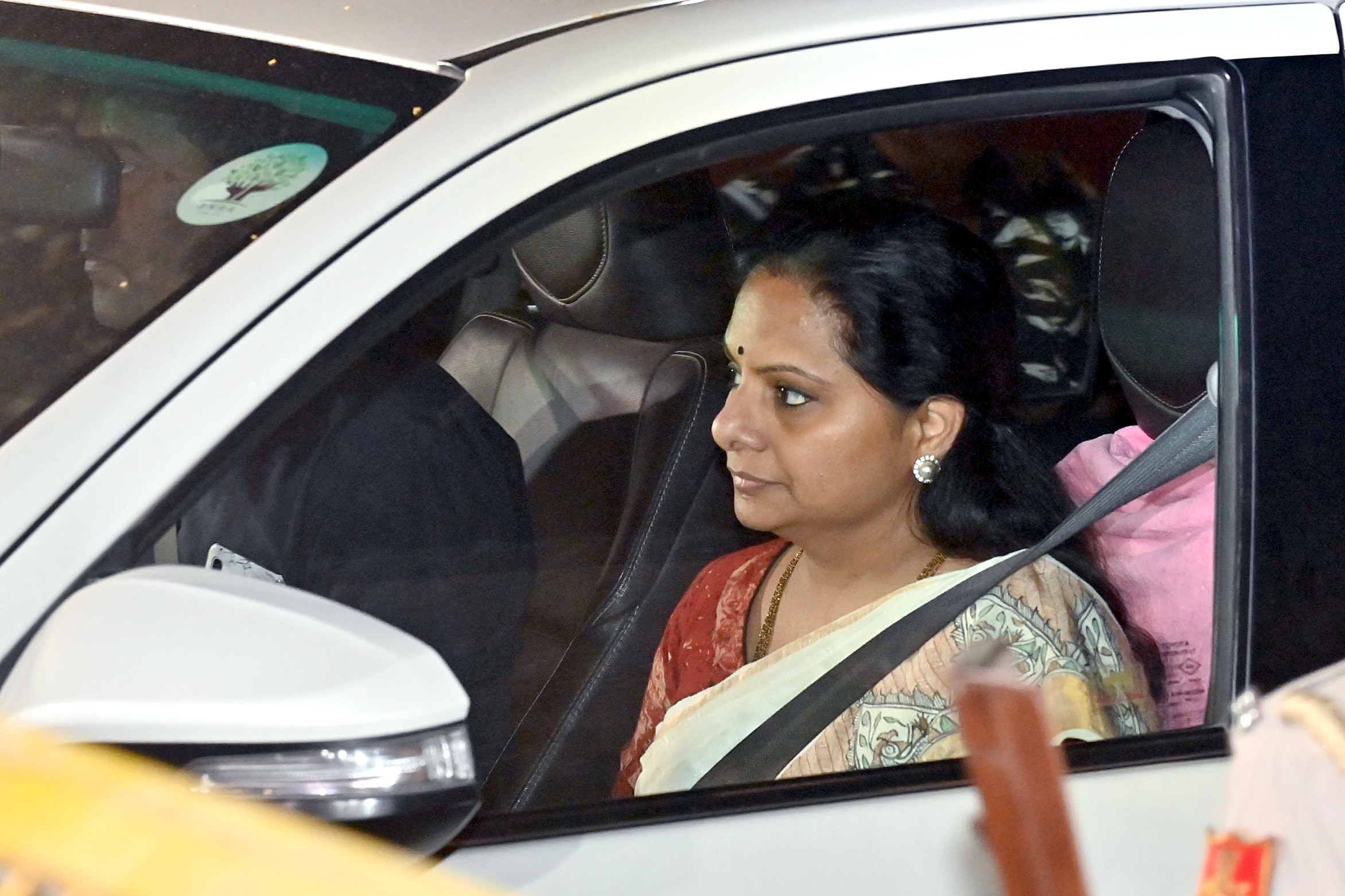 Delhi liquor policy case: BRS MLC K Kavitha arrives at ED office for questioning