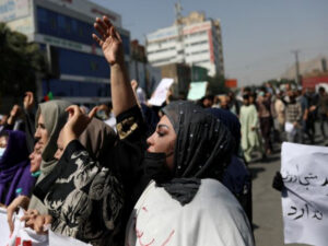 Kabul: Afghan women protest for right to education and work