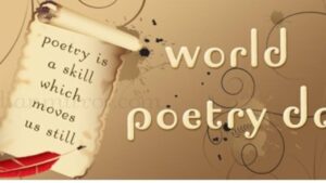 World poetry day celebration