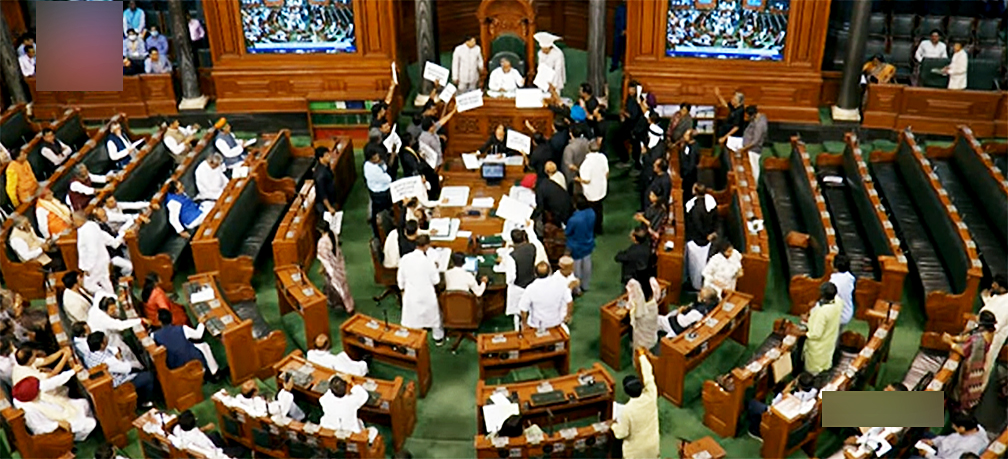 Both Houses of Parliament adjourned till 2 pm