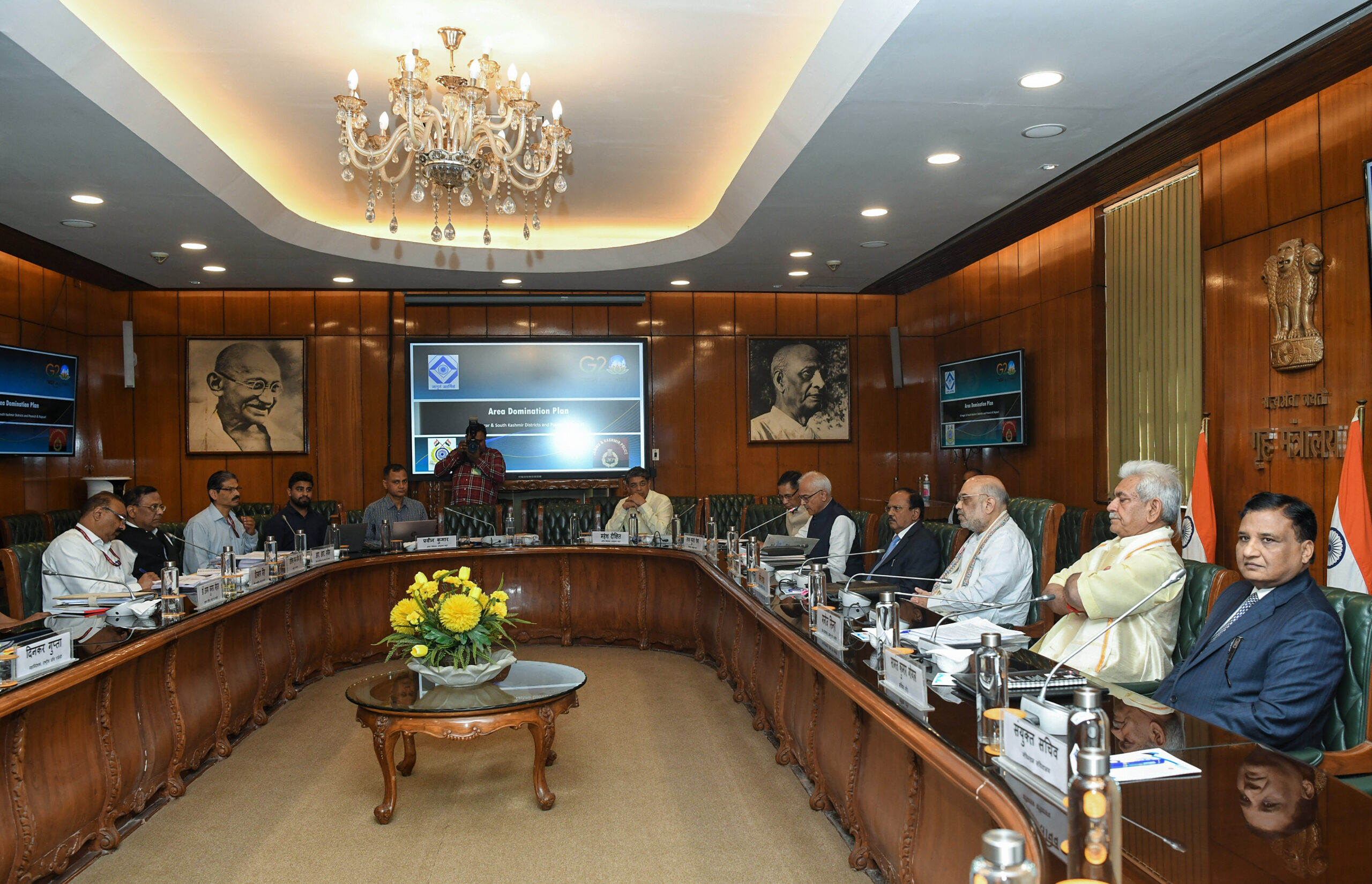 Shah reviews J-K security in high-level meeting in Delhi