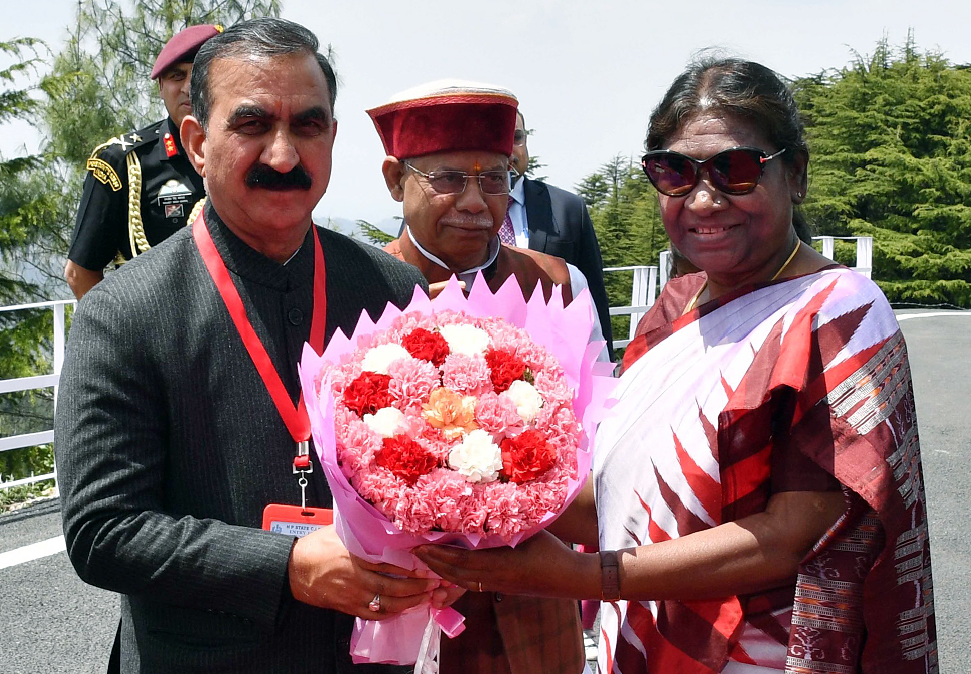 President Droupadi Murmu arrives in Shimla on four-day visit