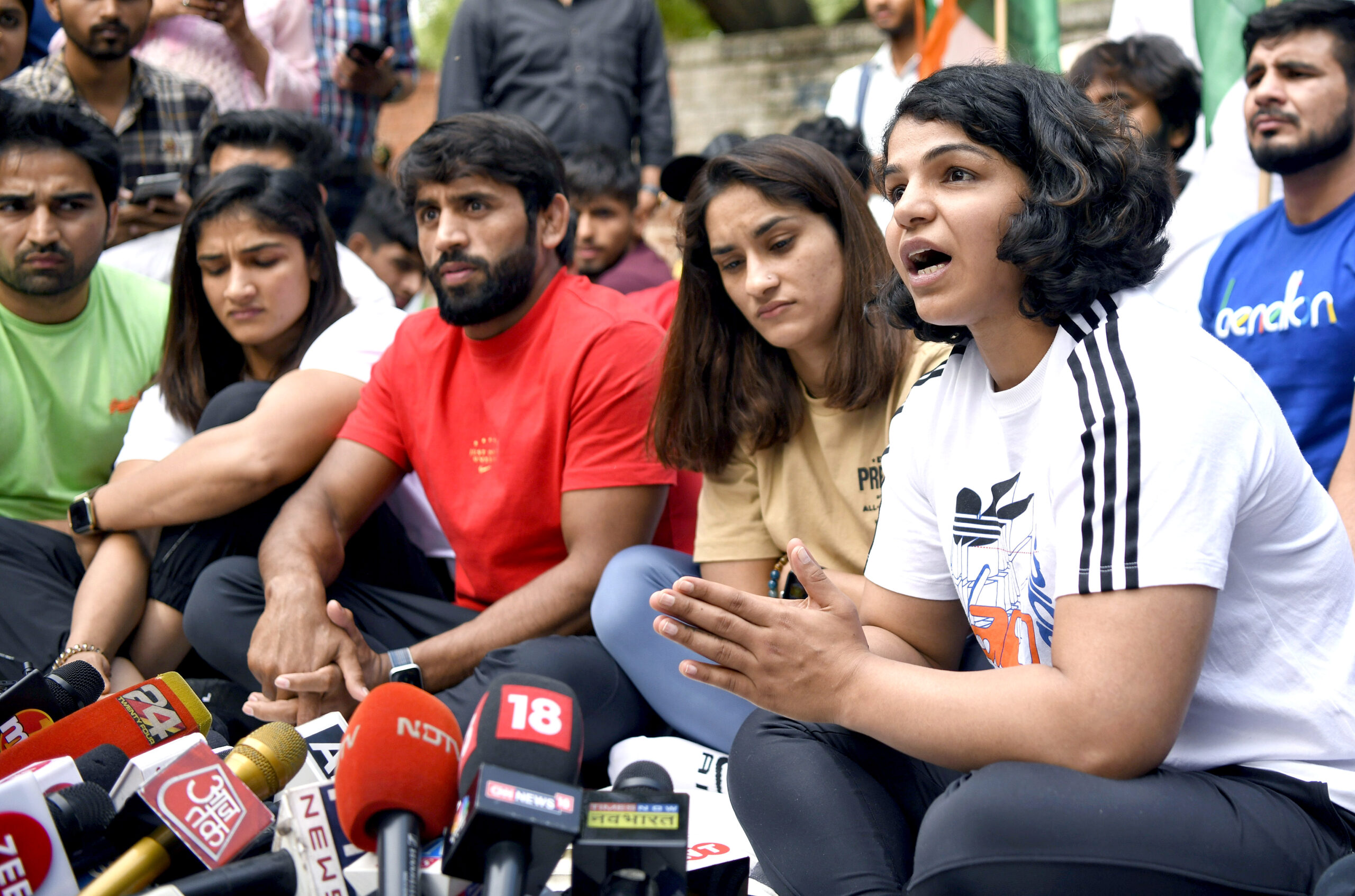 They forcefully dragged us inside bus: Olympic medalist Sakshi Malik