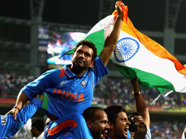 Sachin expresses his emotions on 12 years of World Cup win