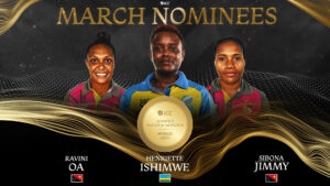 Henriette Ishimwe bags ICC Player of the Month for March 2023