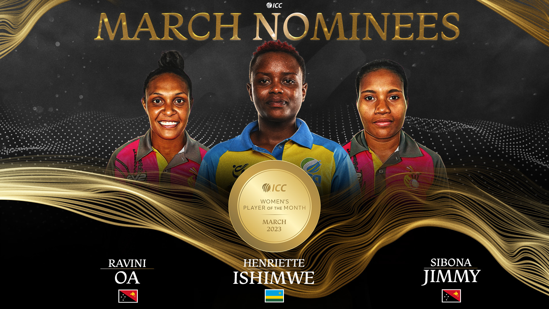 Henriette Ishimwe bags ICC Player of the Month for March 2023