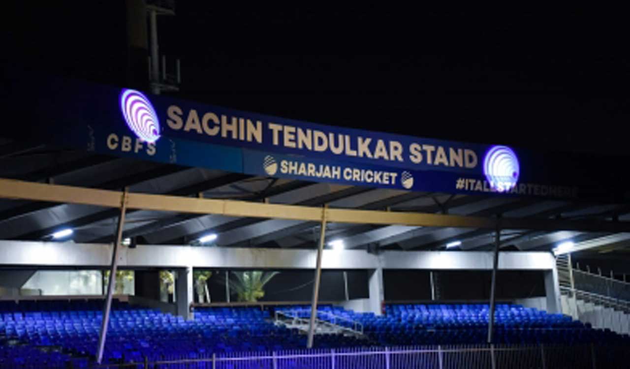 Sachin Tendulkar Stand revealed at Sharjah Cricket Ground