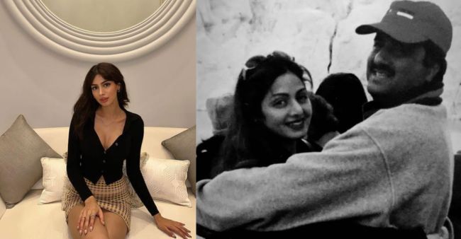 Khushi Kapoor shares a lovely throwback picture of Sridevi and Boney Kapoor