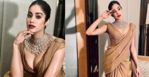 Janhvi Kapoor brings her fashion A-game in a Tarun Tahiliani saree