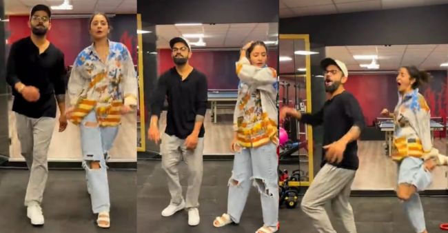 Watch: Anushka Sharma shares a ROFL video of her shaking a leg with Virat Kohli