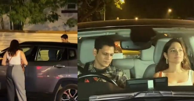 Watch: Tamannaah Bhatia, Vijay Varma spotted on romantic dinner date; Fans find them ‘cute together’