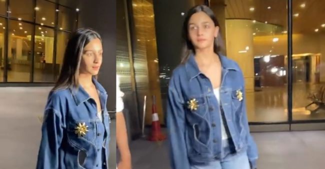 Alia Bhatt proves she is the queen of classy looks in a denim jacket ...