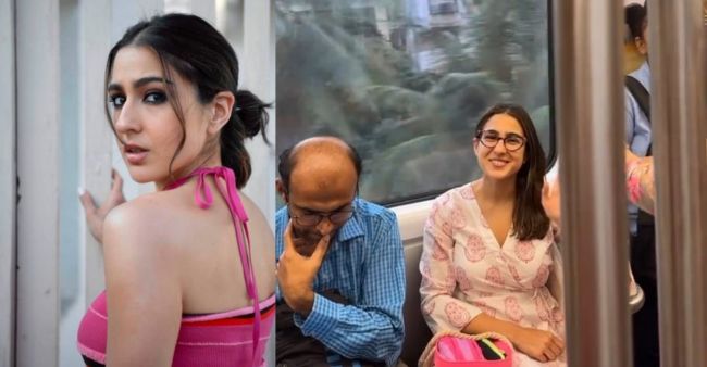 Sara Ali Khan travels in Mumbai Metro; Actress tags Aditya Roy Kapur and Anurag Basu