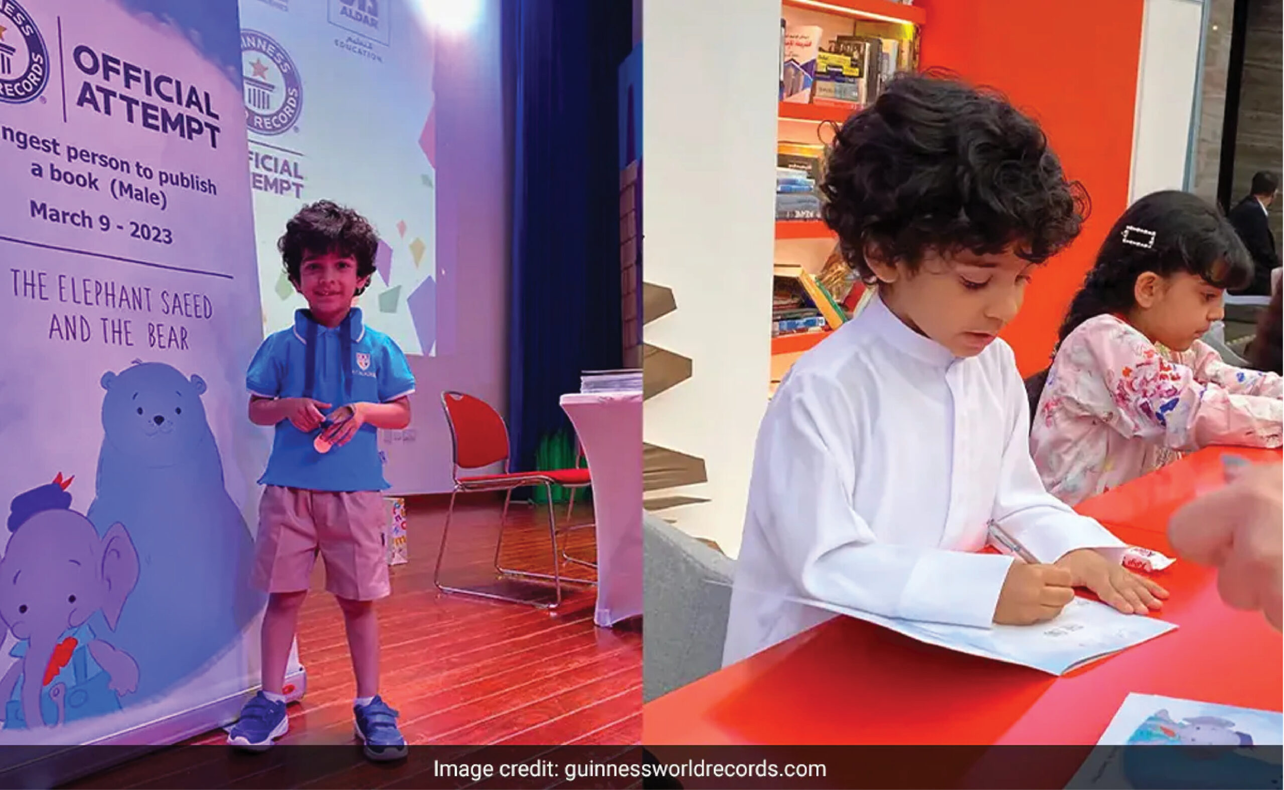 4-year-old boy publishes book, sets Guinness World Record