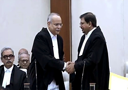 Justice Dharmesh Sharma takes oath as an Additional Judge of the Delhi High Court
