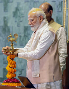 PM Narendra Modi at inauguration of New Parliament Building