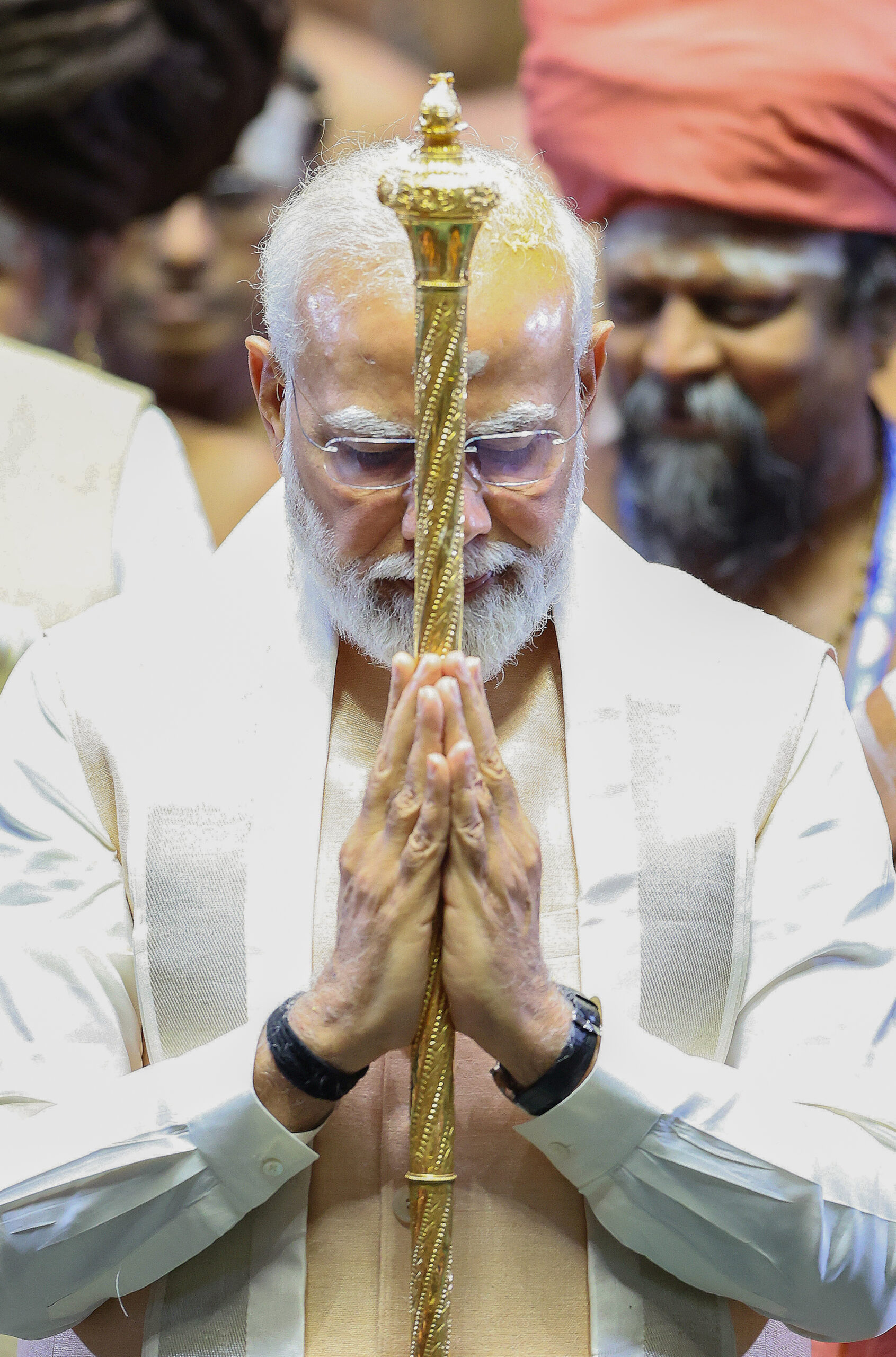 PM Narendra Modi installs ‘Sengol’ at new Parliament building