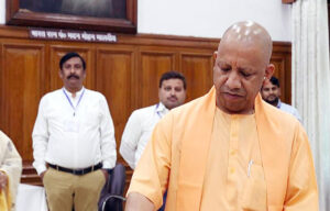 CM Yogi Adityanath casts vote in Legislative Council bypolls