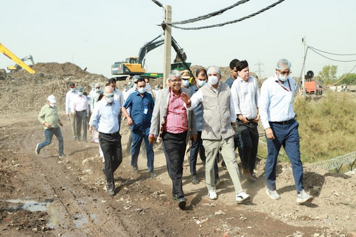 Delhi LG V. K. Saxena visits all three landfill sites, reviews progress of waste disposal