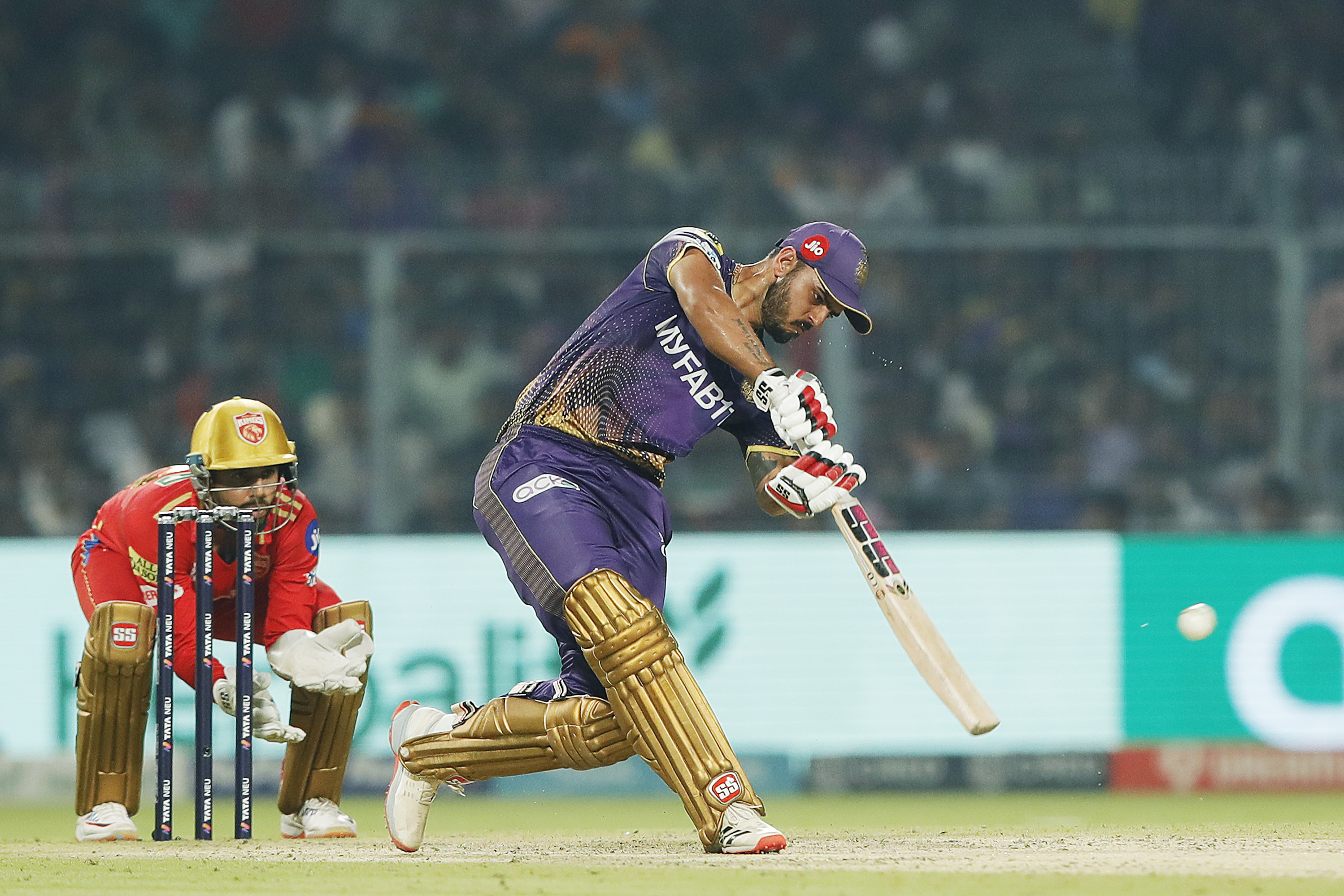 Nitish’s fifty, cameos from Russell, Rinku help KKR clinch win over PBKS