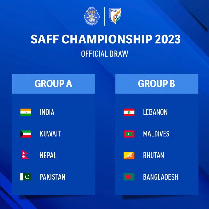 AIFF announces SAFF Championship 2023 draw