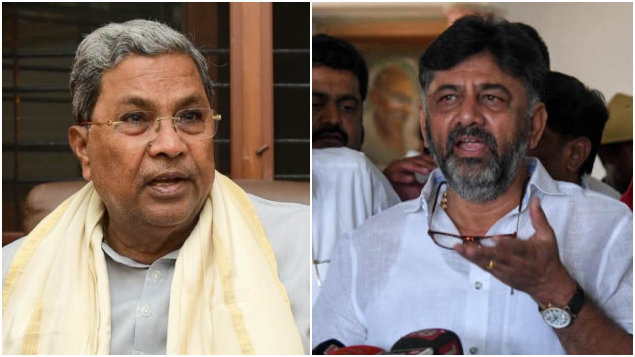 Shivakumar and Siddaramaiah engage in poster battle for karnataka’s next CM