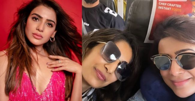 Samantha Ruth Prabhu heads for a Khushi shoot; Actress shares a picture with her team