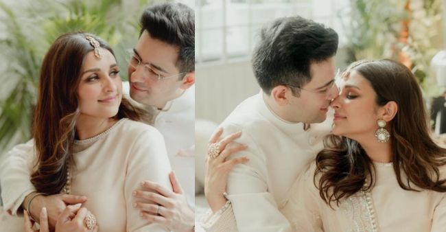 Parineeti Chopra and Raghav Chadha’s unseen video from the engagement ceremony goes viral-Watch