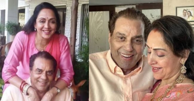 Hema Malini shares beautiful pictures with Dharmendra as they celebrate their 43rd wedding anniversary
