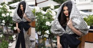 Cannes 2023: Aishwarya Rai Bachchan gets trolled for wearing a bold silver-black hooded OOTD