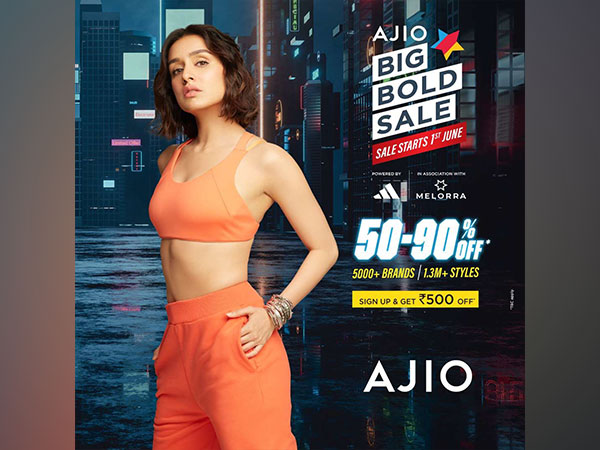 AJIO’s ‘Big Bold Sale’ set to kick off on 1 June